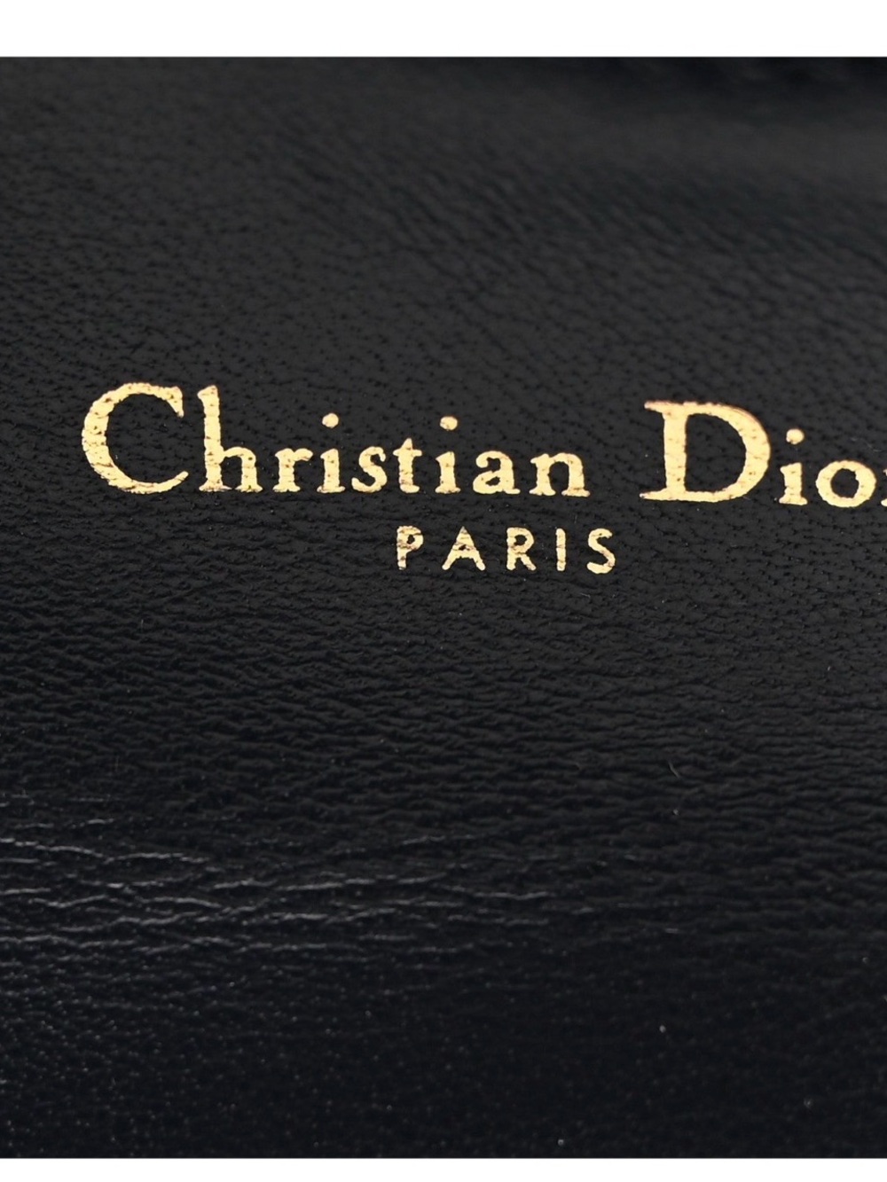 Dior Blue & Beige Oblique Monogram Clutch with Gold D-Ring - Picture 6 of 8